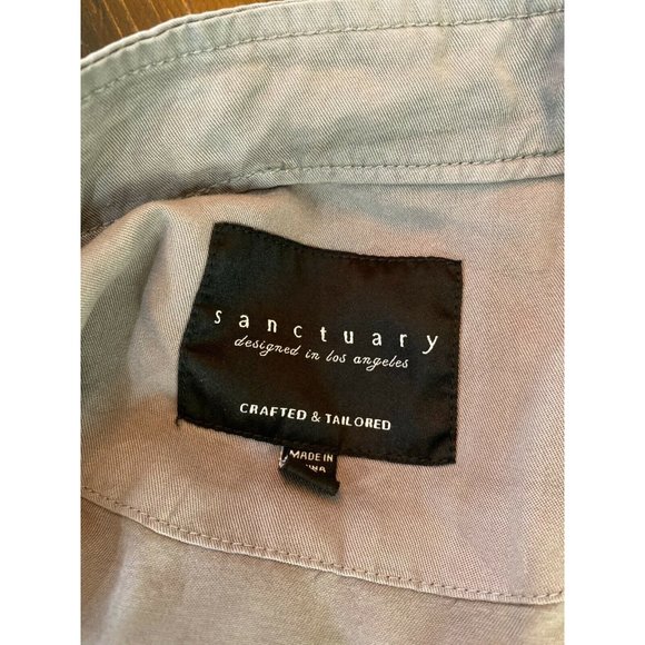 Anthro Sanctuary Grey Green Safari Utility Jacket - Picture 10 of 10